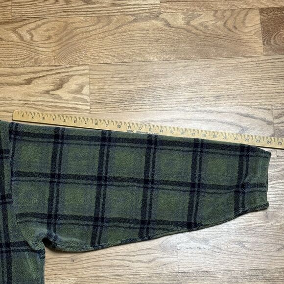 Vintage Louis Garneau Men's Green Fleece Zip Up Jacket Dimensions In Description - Picture 11 of 16